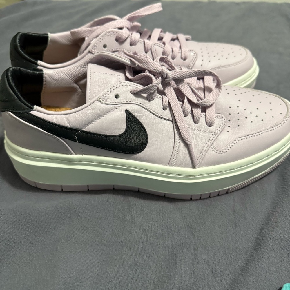 Nike Women's Lilac and Black Sneakers